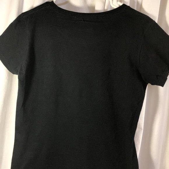 Black Women's Iron Man T-shirt - Picture 3 of 8